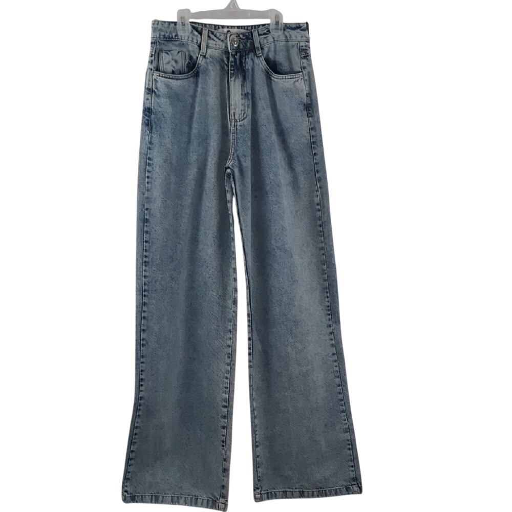 Onze Denim Made in Brasil Wide Leg‎ Denise Light Wash Size Women's 6 RARE HTF - Picture 2 of 15